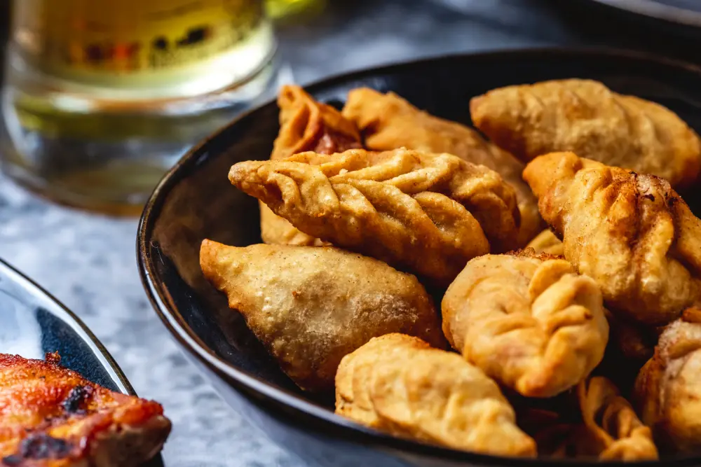 Fry Momos